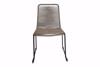 Bilde av Uttrekkbart bord, 200/275x100cm, sort og 8 Limosa stoler, grå