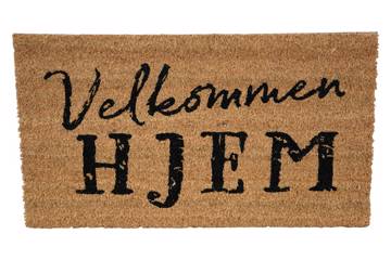 Dørmatte, Velkommen hjem, 40x70cm