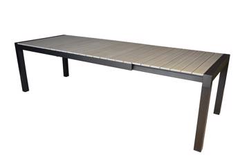 Noonwood Uttrekkbartbord, 205/275x90, grå