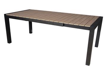 Noonwood uttrekkbartbord, brun, 160/210x95cm