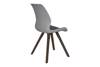 Bilde av Aden stol, grå med sorte ben