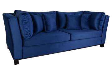 Forma 3 seter sofa, blå velur