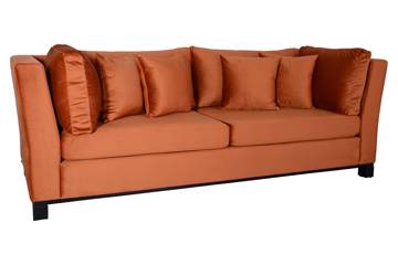 Forma 3 seter sofa, rusty velur