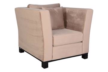 Forma lenestol, beige velur