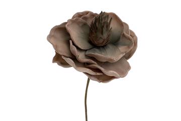 Kunstig blomst, brun