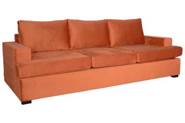 Bilde av Lamina 3 seter sofa, rusty velur