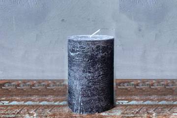 Rustikk kubbe, 5x9cm, sort