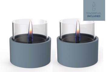 Tenderflame, Breeze 10, 2-Pack  Lys blå
