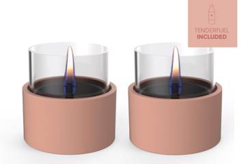 Tenderflame, Breeze 10, 2-Pack Peach
