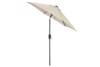 Parasoll med midtstang, 2m, beige