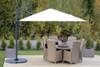 Bilde av Parasoll 3x3m, Lys beige m/4 lodd