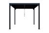 Pergola 3x4m, sort