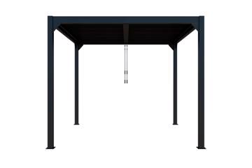 Pergola 3x4m, sort