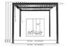 Bilde av Pergola 3x4m, sort