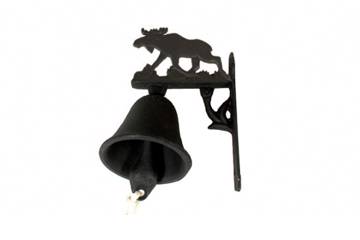 Dørbjelle med elgmotiv,