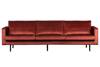 Rodeo 3 seter sofa, Chestnut