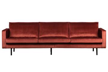 Rodeo 3 seter sofa, Chestnut