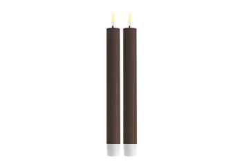 Mokka LED kronelys – 2,2x24 cm