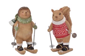 Conrad og Chris på ski