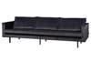 Bilde av Rodeo 3 seter sofa, mørk grå velur