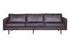 Rodeo 3 seter sofa, black