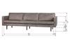 Bilde av Rodeo 3 seter sofa, elephant skin