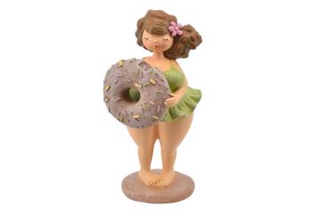 Patricia med donut
