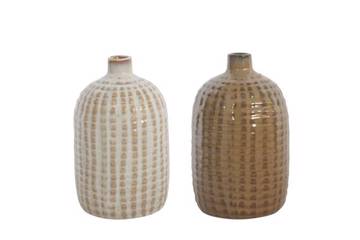 Elma vase, beige/karamell