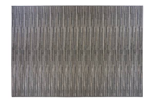 Lista uteteppe, mørk grå, 160x230cm
