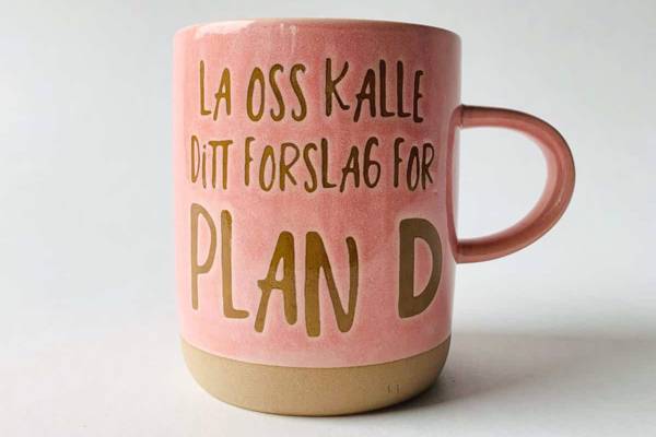 Krus "Plan D", rosa