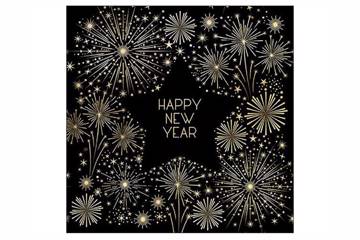 Servietter, lunsj - New Year