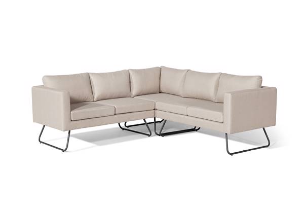 Lutea hjørnesofa, liten, beige 