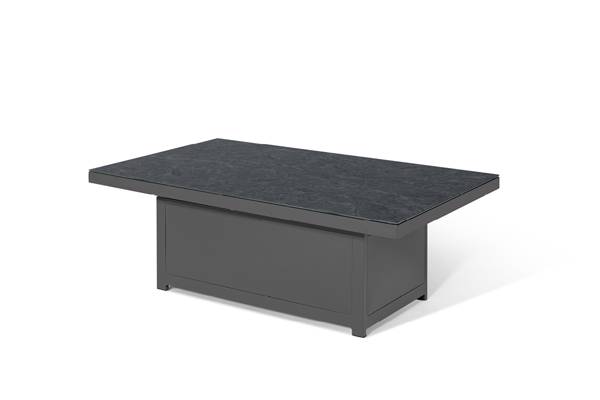 Lutea hev/senk bord, lys grå 