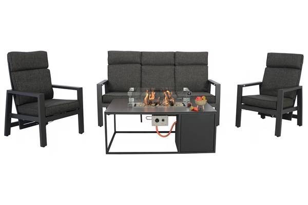 Montana justerbart sofasett med peisbord