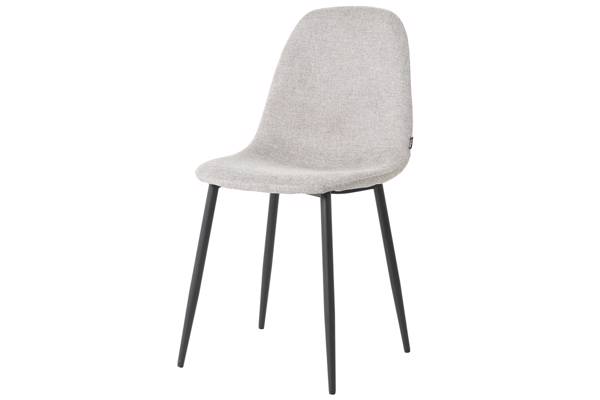 Rivus spisestol, lys grå
