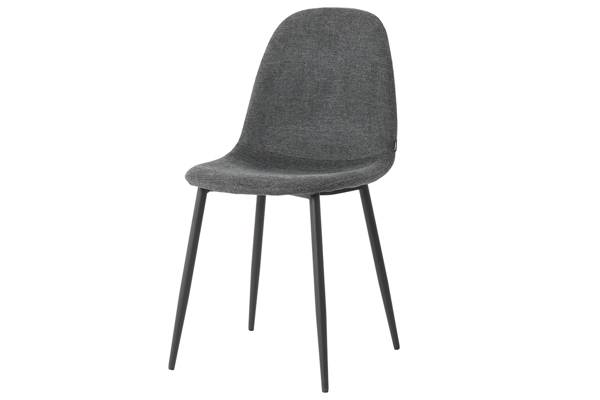 Rivus spisestol, mørk grå