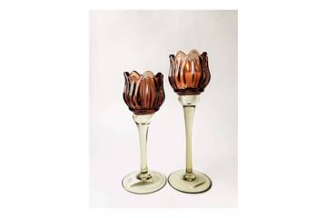 Lysglass blomst, brun