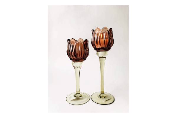 Lysglass blomst, brun