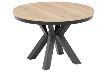 Heima rundt spisebord, natur D120/196cm