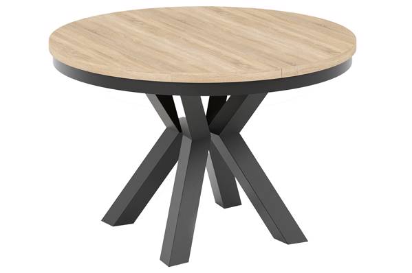 Heima rundt spisebord, natur D120/196cm