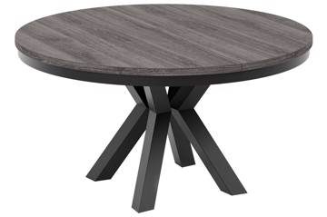 Heima rundt spisebord, grå ø148/248cm