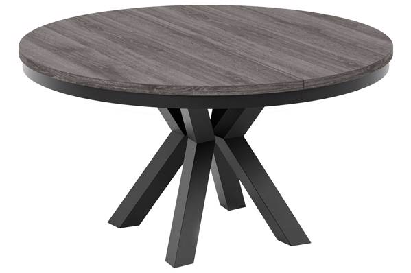 Heima rundt spisebord, grå ø148/248cm