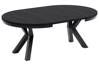 Bilde av Heima rundt spisebord, sort ø135/235cm