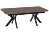 Dis rektangulært spisebord, brun