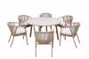Bilde av Melia spisegruppe med 6 stoler