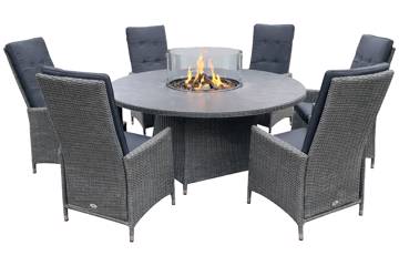 Valida rundt spisesett med gassbrenner