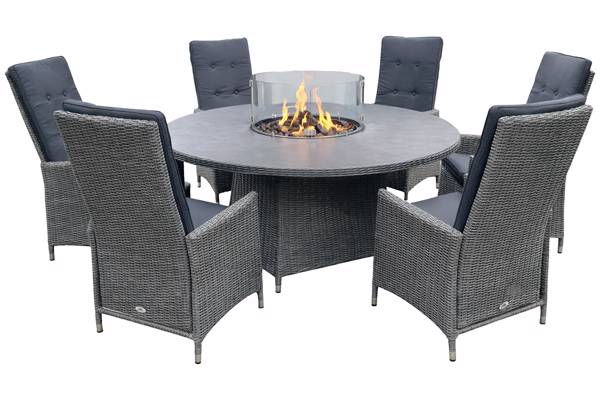 Valida rundt spisesett med gassbrenner